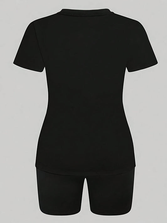 Calyra Printed Drop Shoulder Graphic T-Shirt