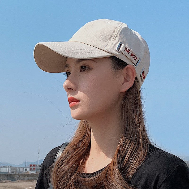 Serenelleh Cotton Dome Hat with Lettering