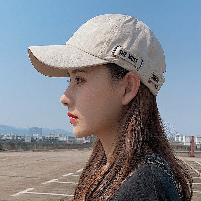 Serenelleh Cotton Dome Hat with Lettering