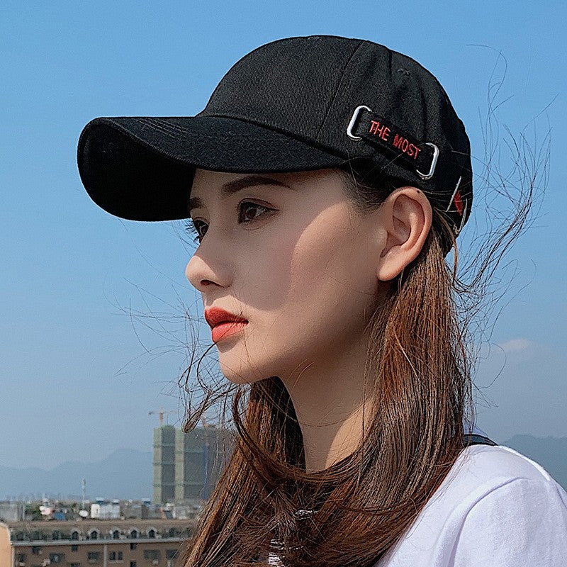 Serenelleh Cotton Dome Hat with Lettering
