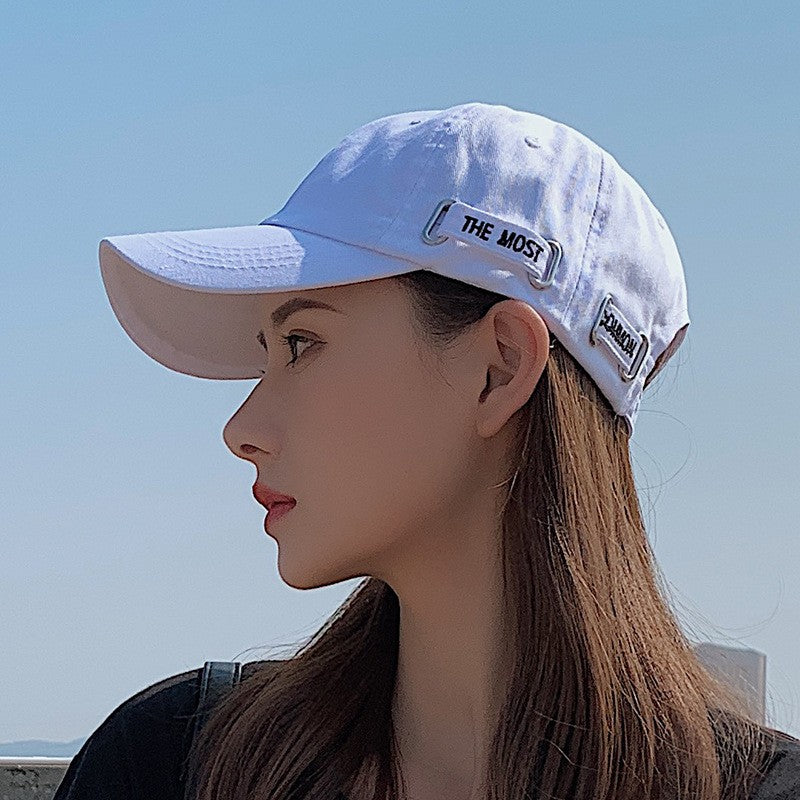 Serenelleh Cotton Dome Hat with Lettering